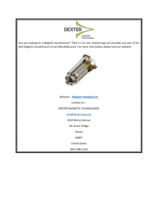 Magnet manufacturer Dextermag.com