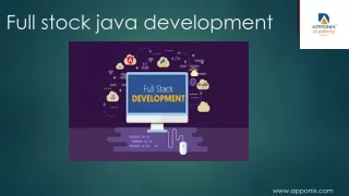 full stock java development