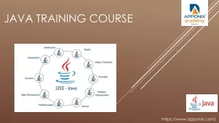java  Certificate Training Course