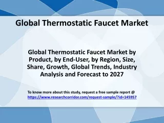 global thermostatic faucet market