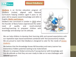 about edubana