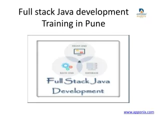 Full stack Java development Training in Pune