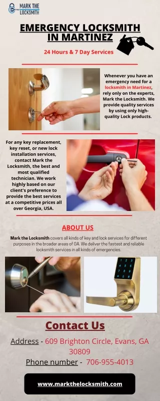 Emergency Locksmith in Martinez