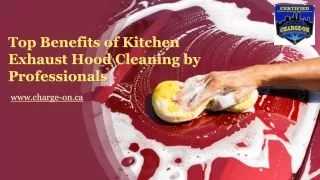 Top Benefits of Kitchen Exhaust Hood Cleaning by Professionals