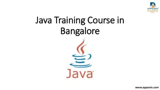 Java Training Course in Bangalore