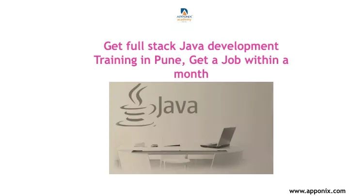 get full stack java development training in pune get a job within a month
