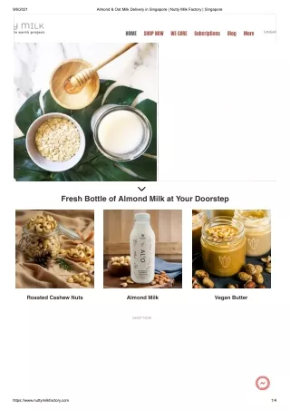 Almond & Oat Milk Delivery in Singapore