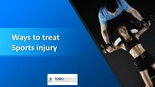 Ways to treat Sports injury