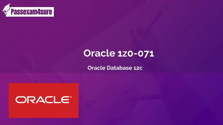 oracle 1z0 071