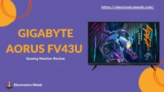 Gigabyte Aorus Fv43u Gaming Monitor