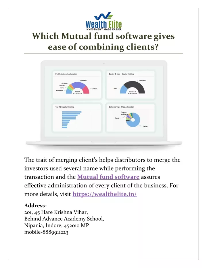 which mutual fund software gives ease
