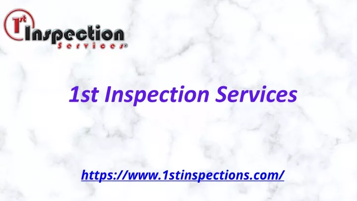 1st inspection services