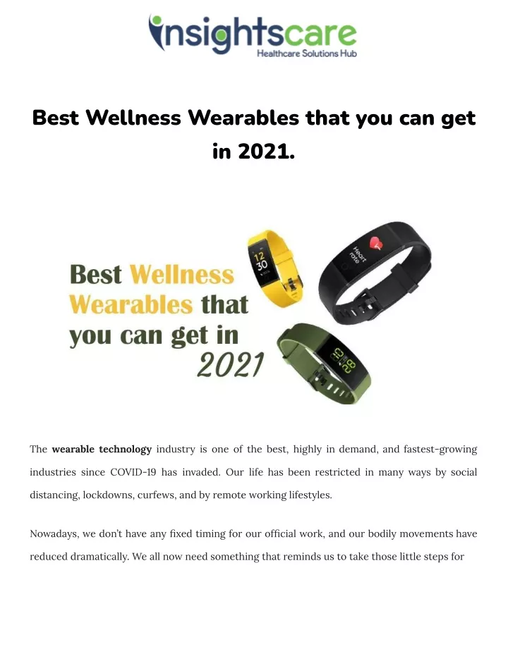 best wellness wearables that you can get in 2021