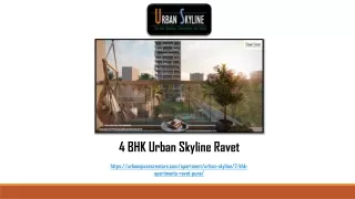 4 BHK Urban Skyline Ravet