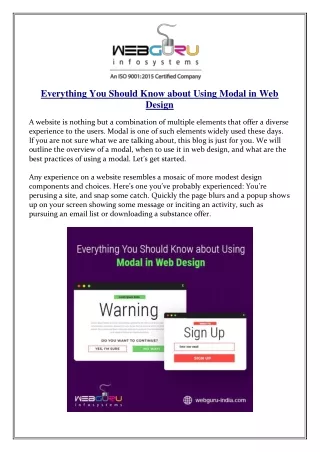 everything you should know about using modal