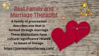 Make your relationships work with certified family and marriage therapists