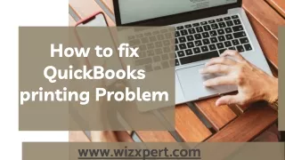 How to fix QuickBooks printing Problem