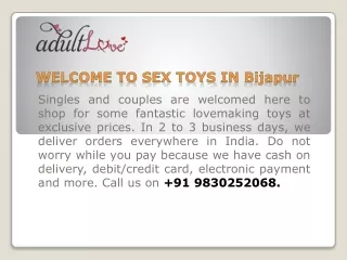 Sex Toys In Bijapur | Call :  91 9830252068 | Adultlove