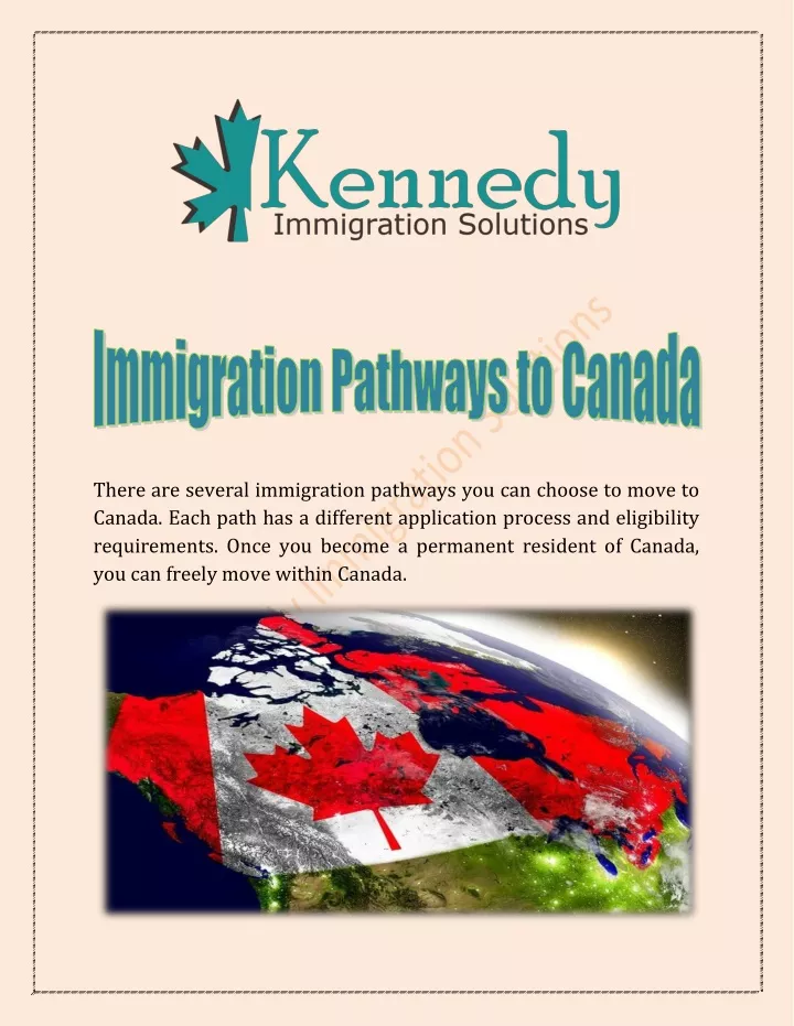 there are several immigration pathways