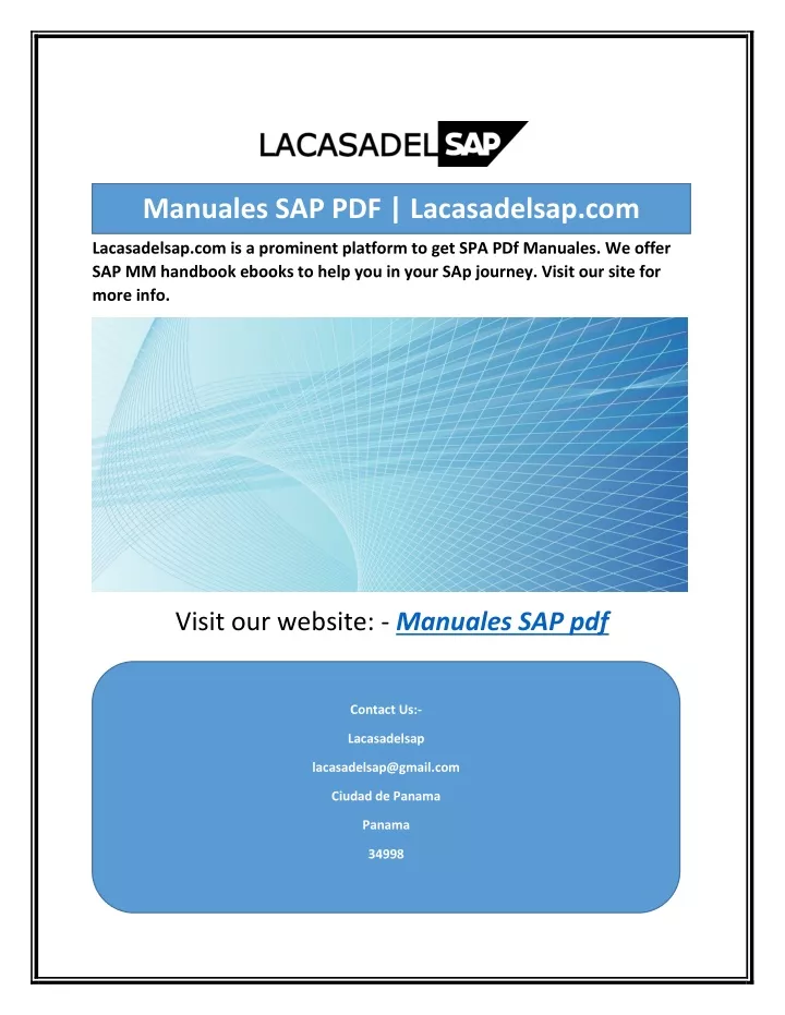 manuales sap pdf lacasadelsap com