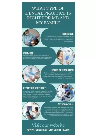 What Type of Dental Practice is Right for Me and My Family