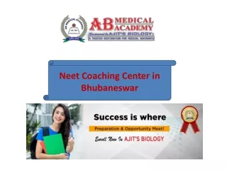 Neet Coaching Center in Bhubaneswar