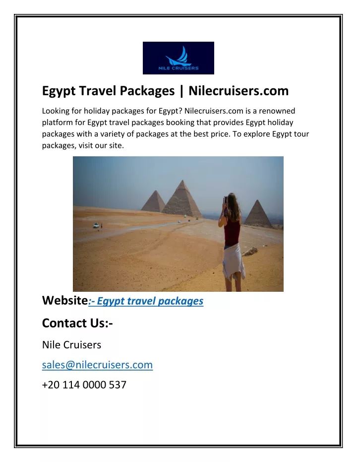 egypt travel packages nilecruisers com