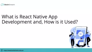 what is react native app development