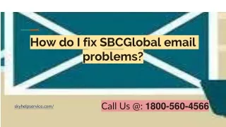 how do i fix sbcglobal email problems