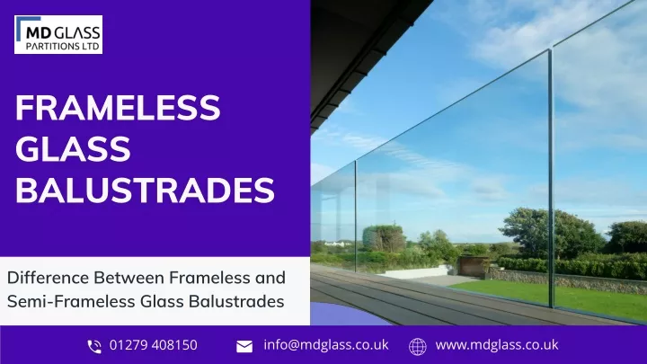 frameless glass balustrades