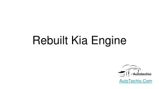 Rebuilt Kai Engine PPT