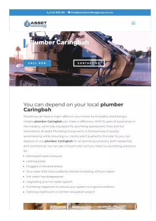 Plumber Caringbah