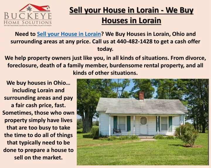 sell your house in lorain we buy houses in lorain