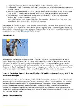 Is Electrical Power A Sort Of Energy?
