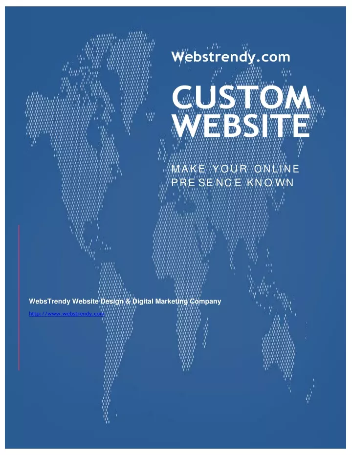 webstrendy com custom website