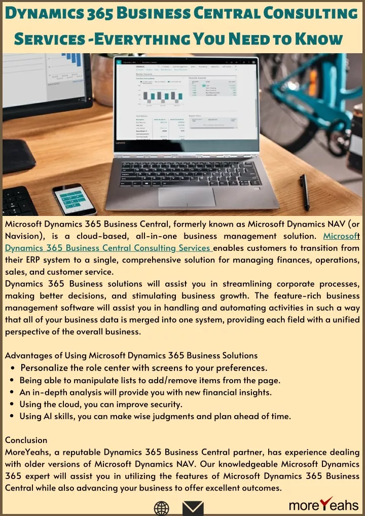 dynamics 365 business central consulting services