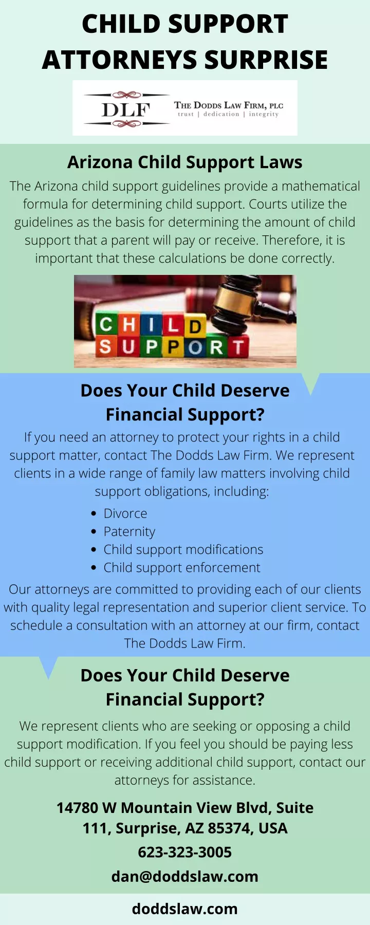 child support attorneys surprise