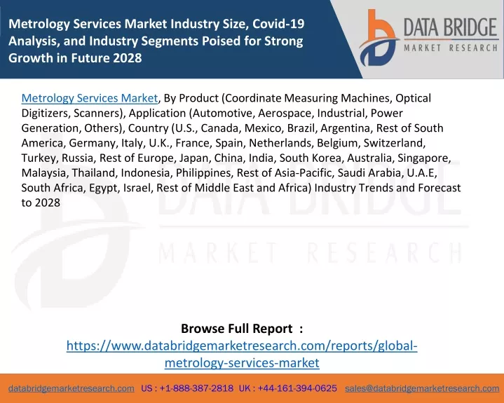 metrology services market industry size covid