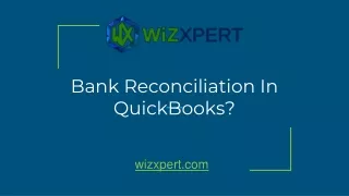 Bank Reconciliation In QuickBooks_