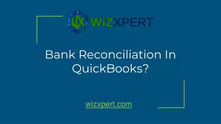 bank reconciliation in quickbooks