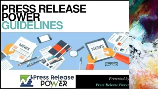 Press Release Power Guidelines