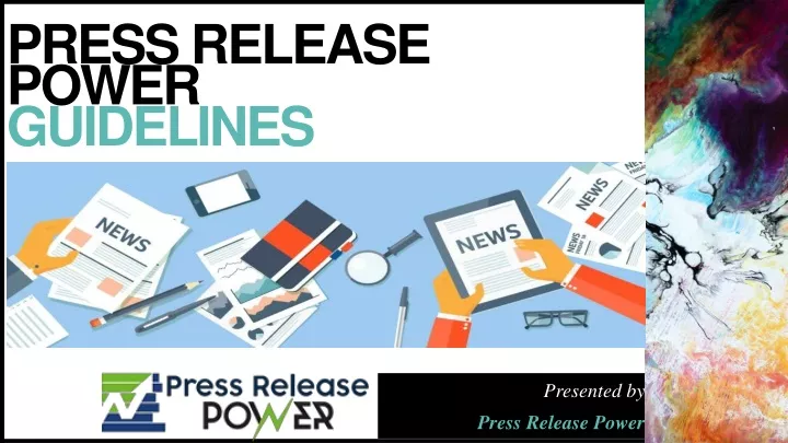 press release power guidelines