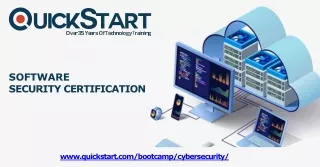 Searching for Software security certification - QuickStart