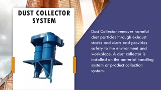 An important of a Dust Collecting System