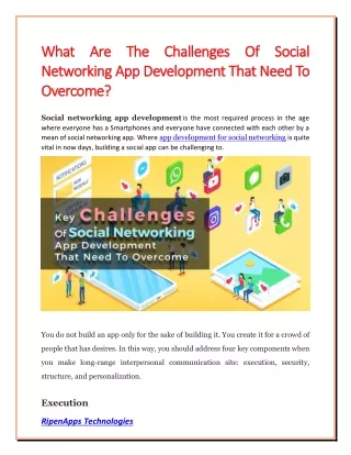 what are the challenges of social what