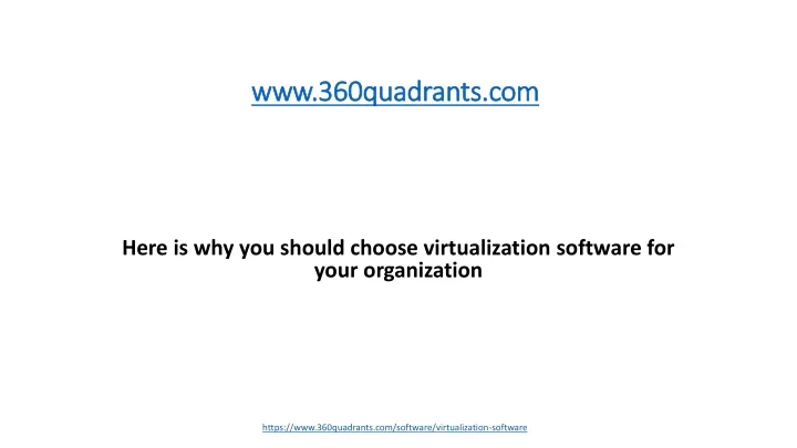 www 360quadrants com