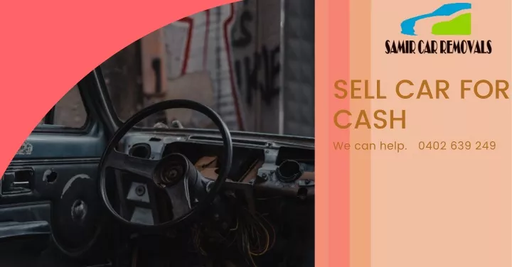 sell car for cash we can help 0402 639 249