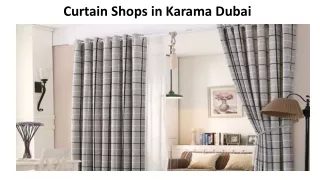 Curtain Shops in Karama Dubai