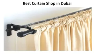 Best Curtain Shop in Dubai