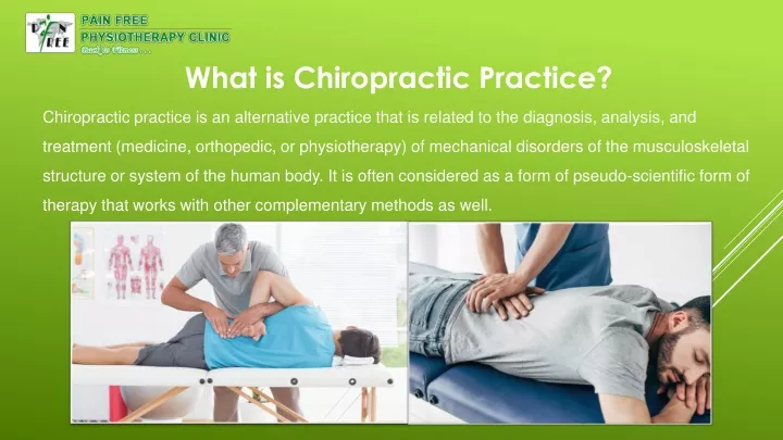 what is chiropractic practice